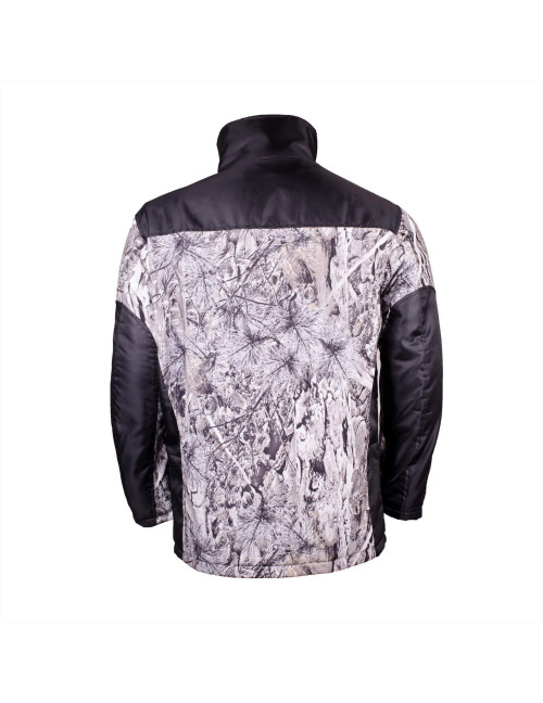Hunting Mid Thigh length Waterfowl Jacket DURA LITE in Snow Camo fabric