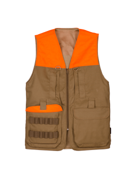 Mens-Upland-Field-Vest-Tacpro-II-in-Drilled-Cotton-CanvasPolyester-Blazed