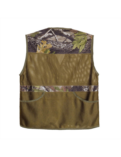 Mens Field Hunting Vest RUMBLE in JUNGLE in Jungle Real Camo