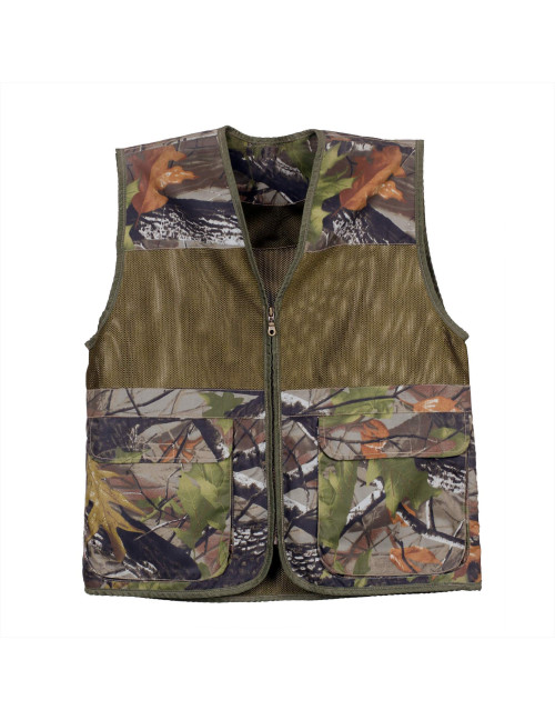 Mens Field Hunting Vest RUMBLE in JUNGLE in Jungle Real Camo