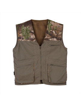 Mens-Hunting-Vest-SHOOTERS-DEN-in-Drilled-Cotton