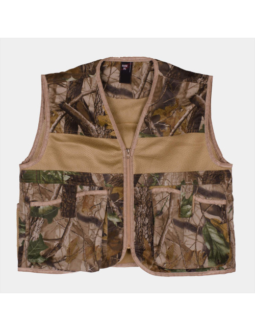 Mens-Short-Field-Hunting-Vest-COUNTRY-in-REALTREE-Hardwood-Fabric